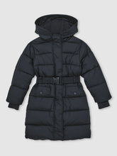 Longline Hooded Puffer Coat Navy | Children & Baby