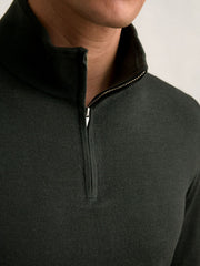 Merino Wool Half-Zip Jumper | Men