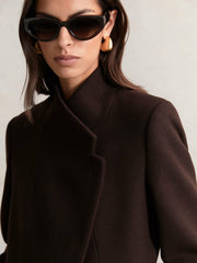 Petite Coat Chocolate Brown | Women
