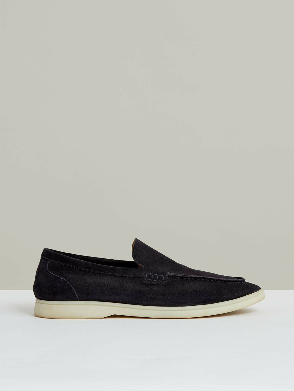 Suede Slip-On Loafers Navy | Men