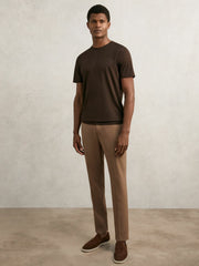 Cotton Crew Neck T-Shirt | Men