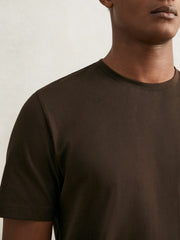 Cotton Crew Neck T-Shirt | Men