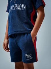 9-13 yrs Superman Towelling Shorts Blue/Red | Children & Baby