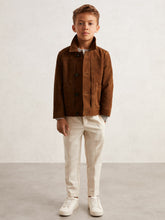3-9 yrs Suede Worker Jacket Tobacco Brown | Children & Baby