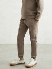 3-9 yrs Interlock Drawstring Joggers Taupe Brown | Children & Baby