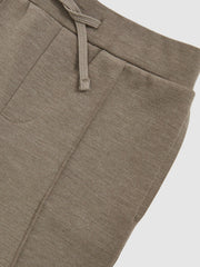 3-9 yrs Interlock Drawstring Joggers Taupe Brown | Children & Baby