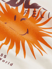 9-13 yrs SmileyWorld Sun Motif T-Shirt Off White | Children & Baby