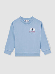 13-14 yrs Superman Logo Print Sweatshirt Light Blue | Children & Baby
