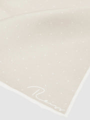 Silk Polka Dot Pocket Square Champagne | Men