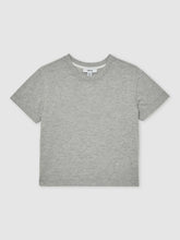 13-14 yrs Cotton-Blend Crew-Neck T-Shirt Grey Marl | Children & Baby