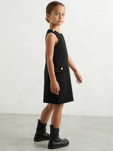 9-13 yrs Button-Detail Sleeveless Shift Dress Black | Children & Baby