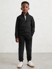 3-9 yrs Interlock Drawstring Joggers Black | Children & Baby