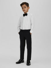 3-9 yrs Slim Fit Textured Bib Dinner Shirt White | Children & Baby