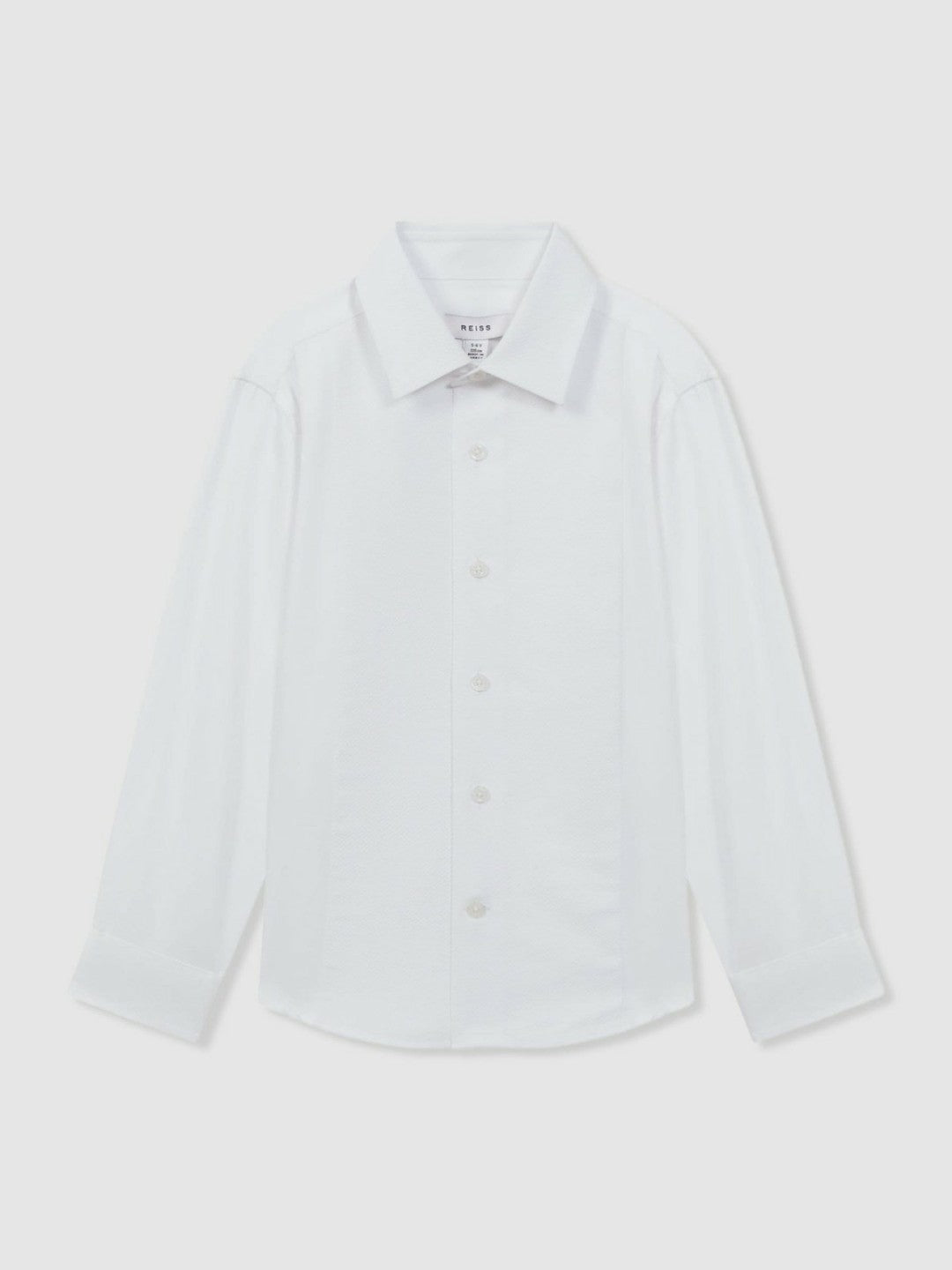 3-9 yrs Slim Fit Textured Bib Dinner Shirt White | Children & Baby