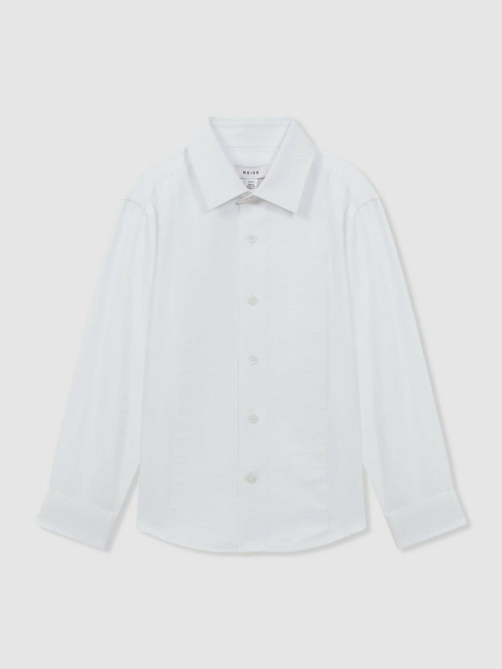 3-9 yrs Slim Fit Textured Bib Dinner Shirt White | Children & Baby
