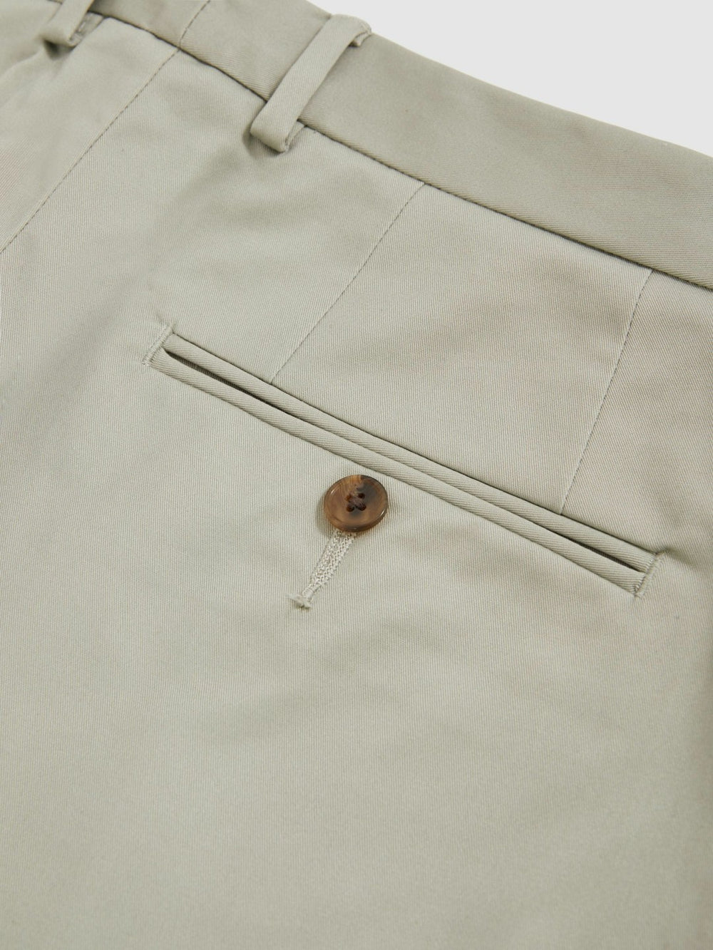 Cotton Chino Shorts With Stretch Soft Sage | Men