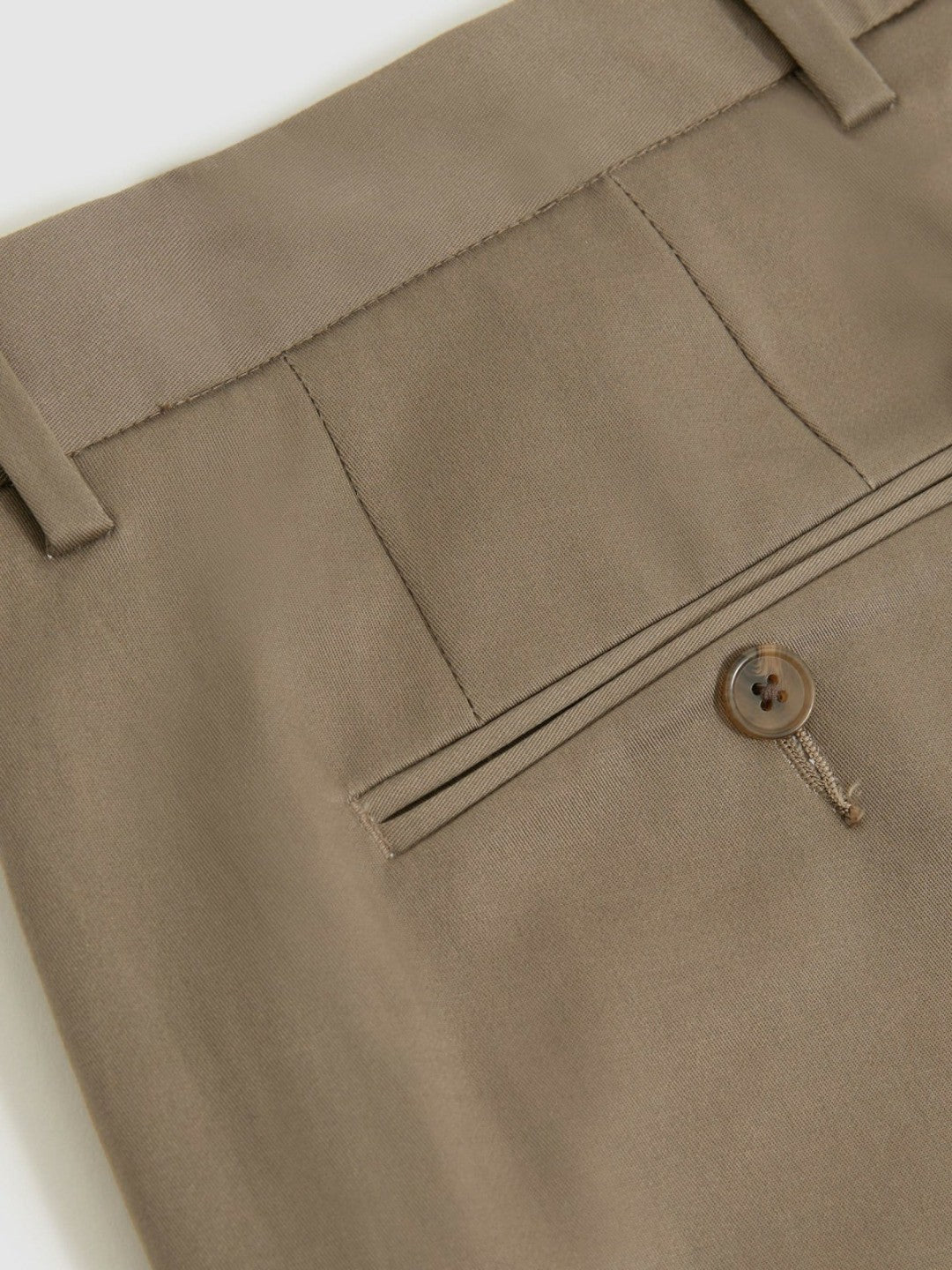 Oe Hampton Cotton Chino Shorts with Stretch Taupe | Men