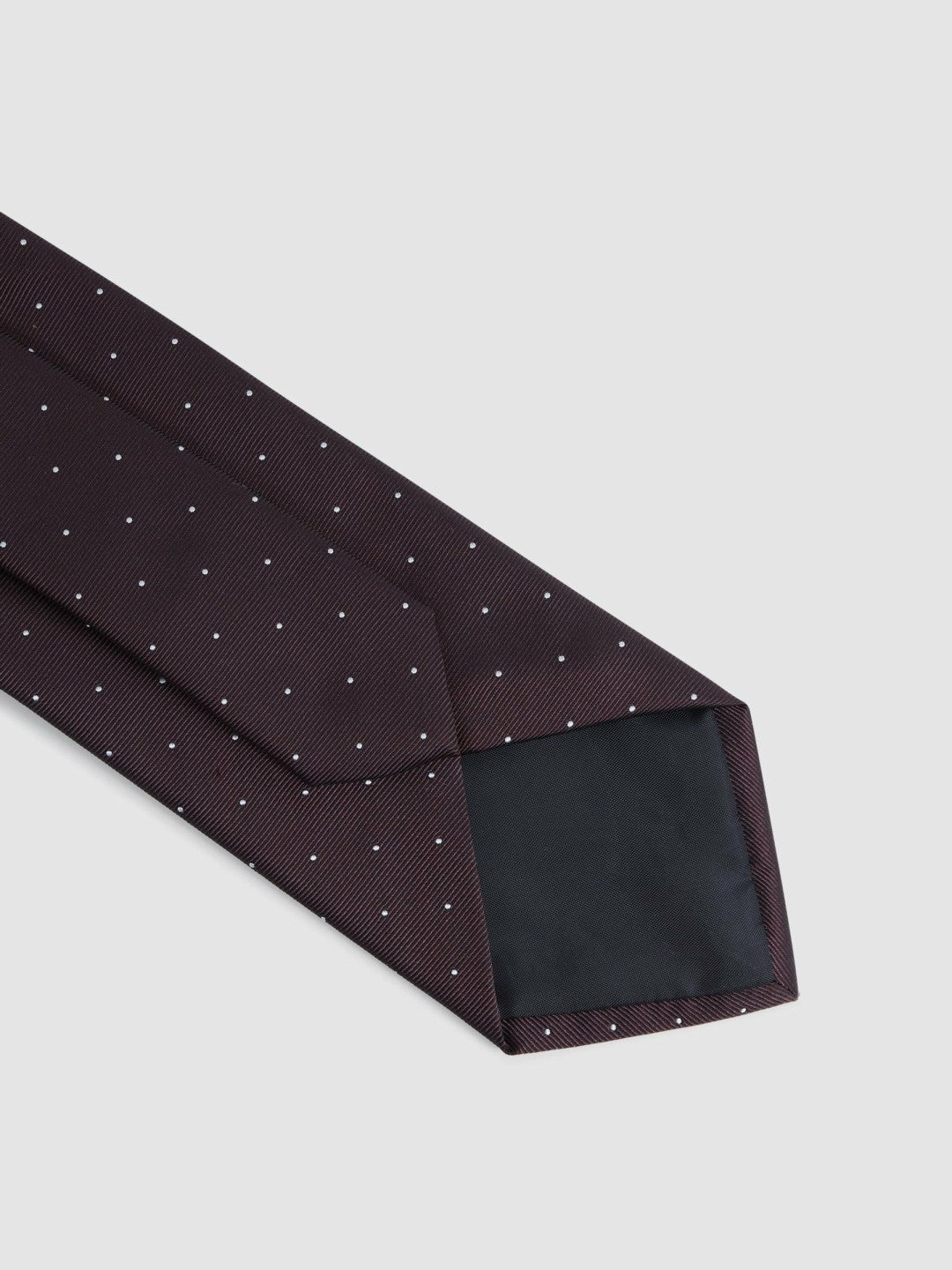 Polka Dot Silk Tie Burgundy | Men