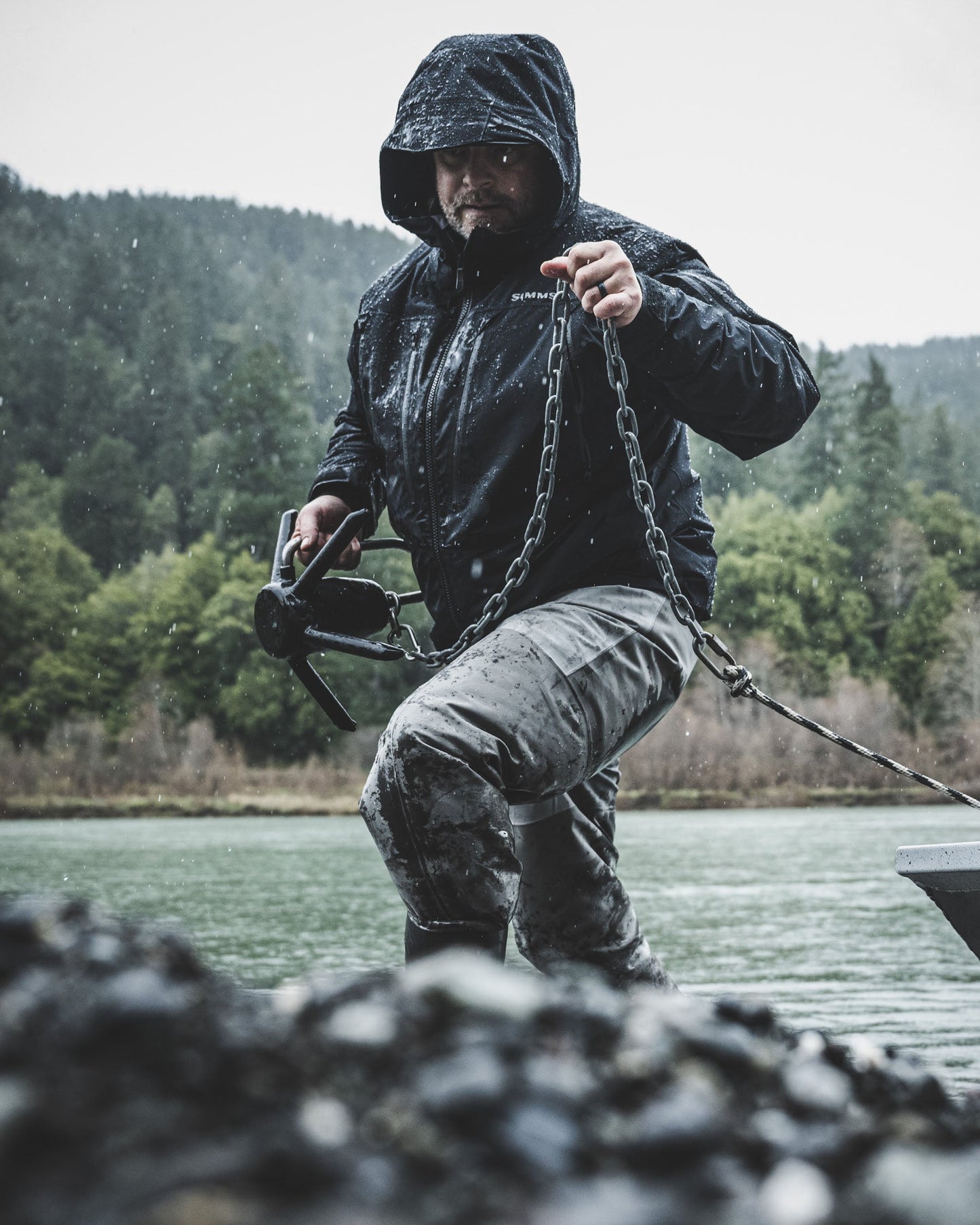 Simms Bulkley Insulated Wading Jacket For Men