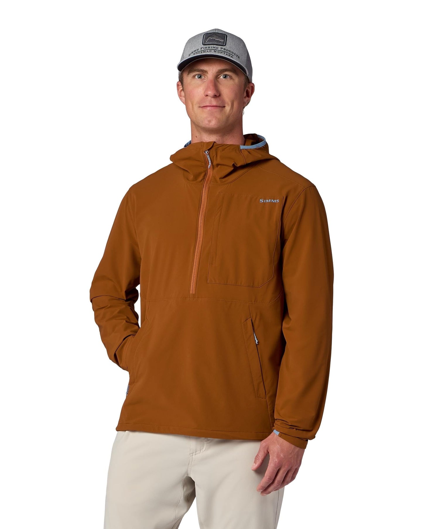Simms Rogue Flex Half-Zip Pullover For Men