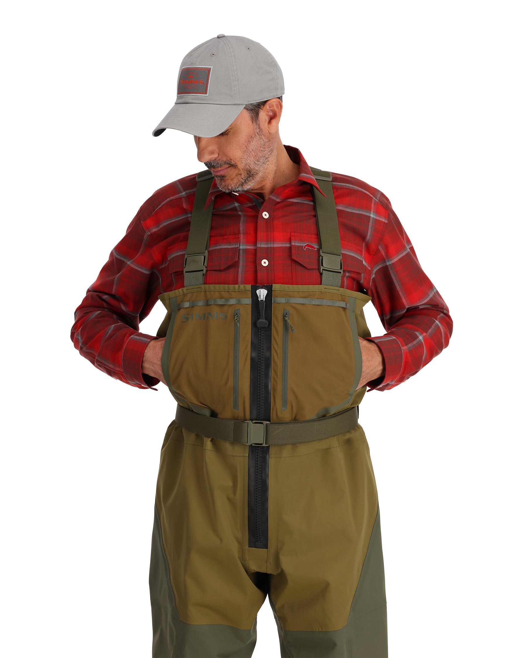 Simms Freestone Z Bootfoot Waders - Rubber Sole For Men