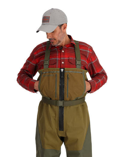 Simms Freestone Z Bootfoot Waders - Rubber Sole For Men