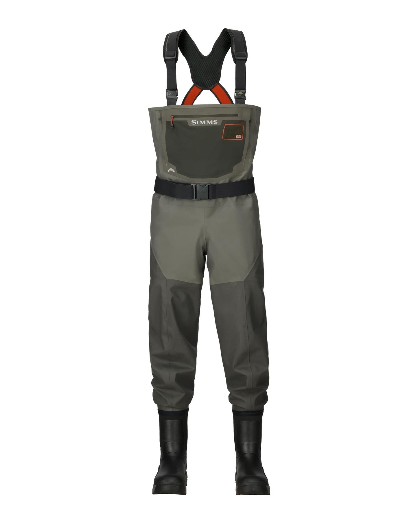 Simms G3 Guide Bootfoot Waders Rubber Sole For Men