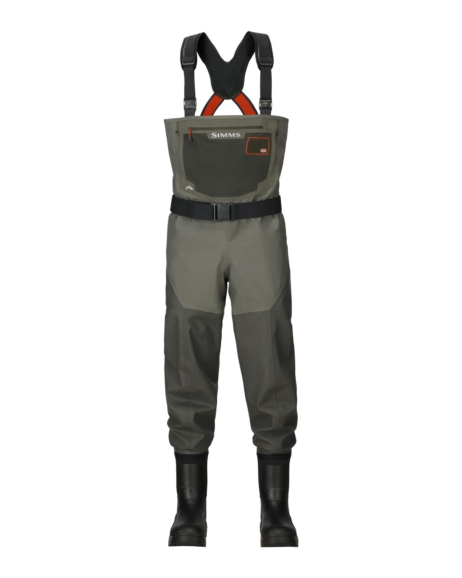 Simms G3 Guide Bootfoot Waders Rubber Sole For Men