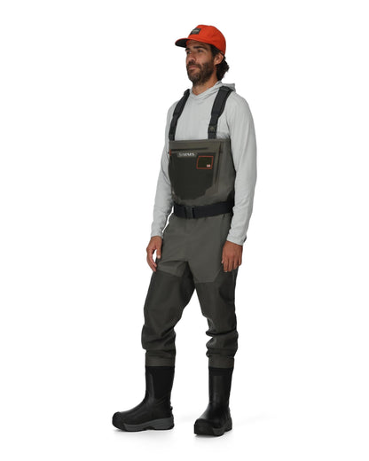 Simms G3 Guide Bootfoot Waders Rubber Sole For Men