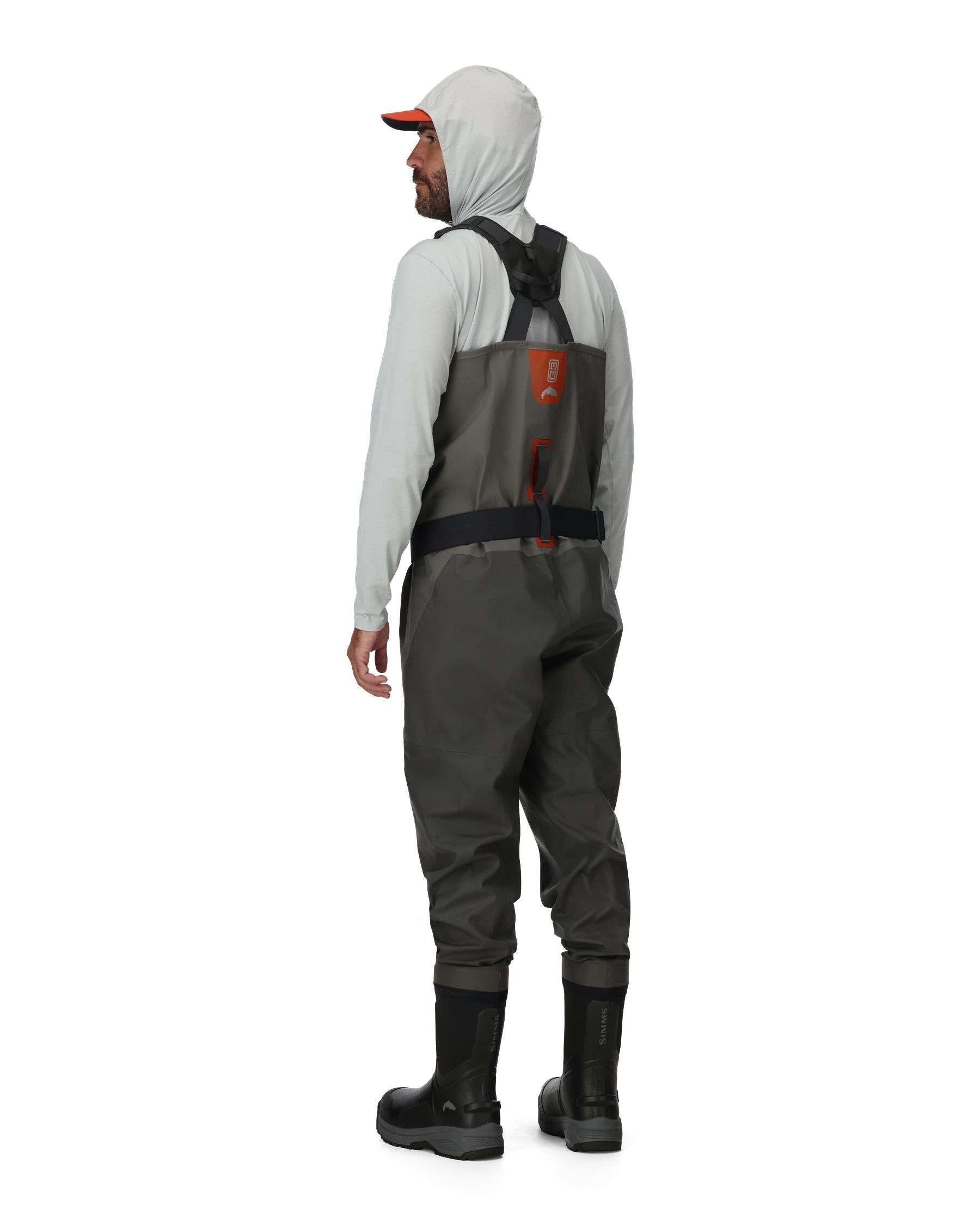 Simms G3 Guide Bootfoot Waders Rubber Sole For Men