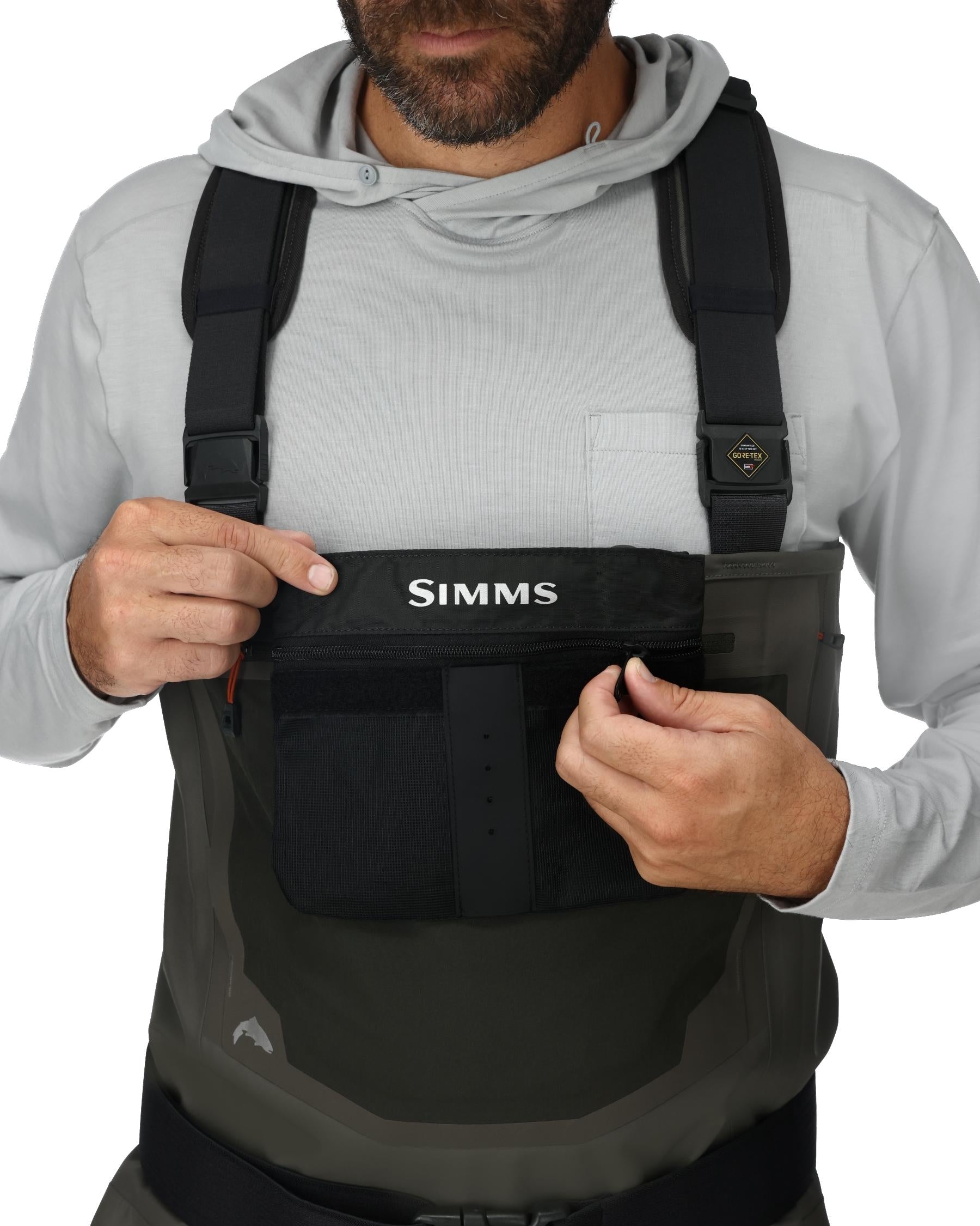 Simms G3 Guide Bootfoot Waders Rubber Sole For Men