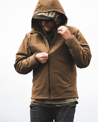 Simms Midstream Wool Insulated Hooded Jacket For Men