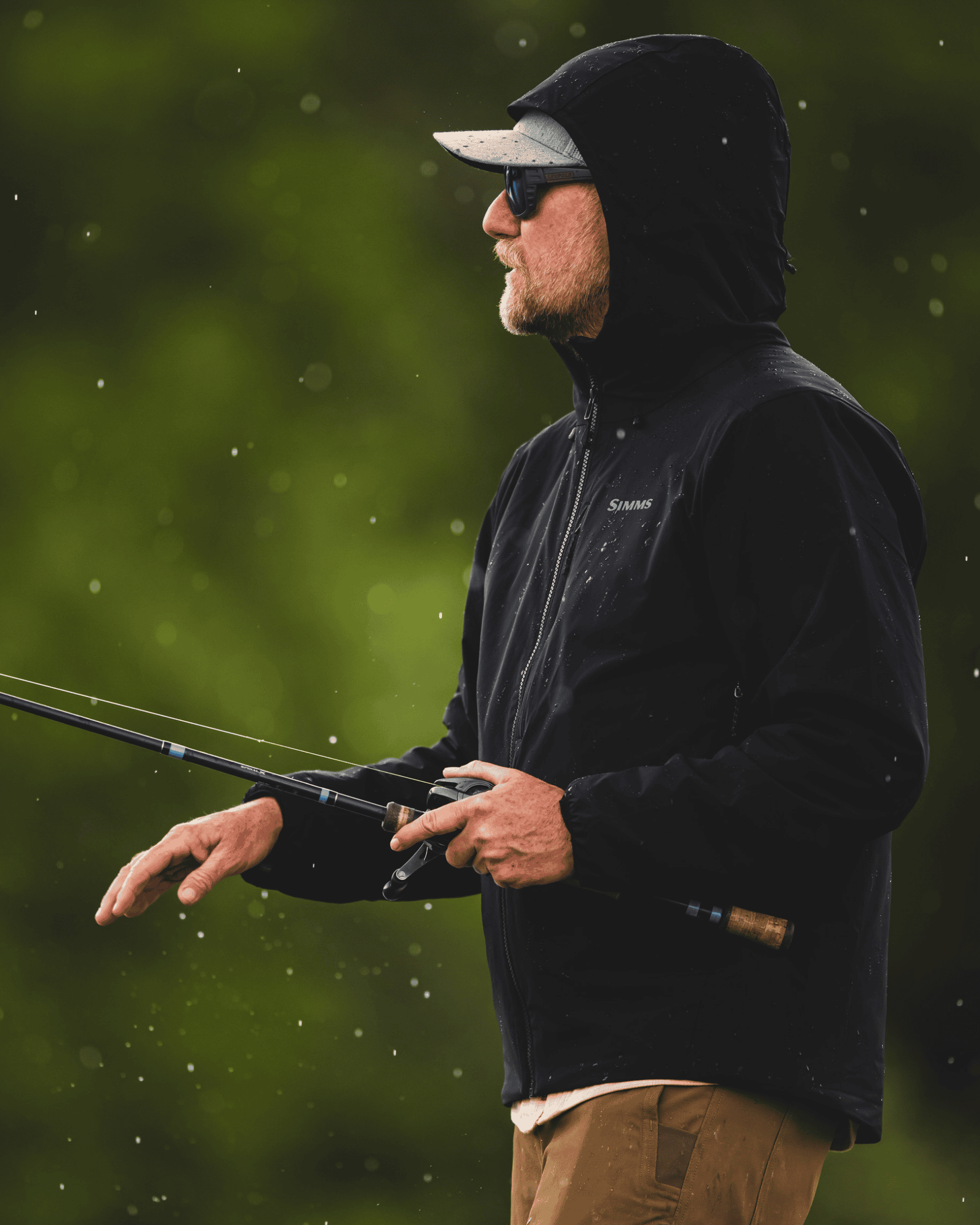 Simms Midstream Wool Insulated Hooded Jacket For Men