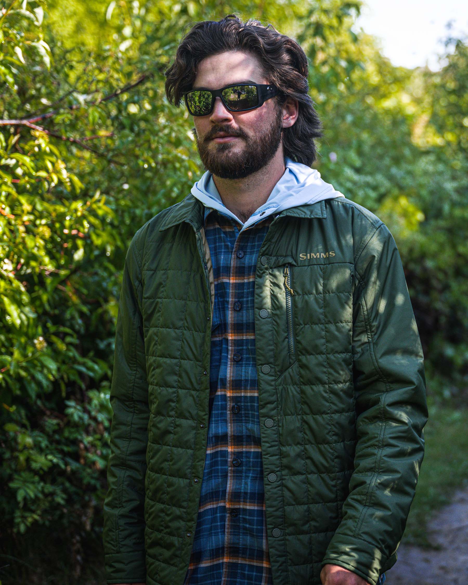 Simms Fall Run Hybrid Shacket For Men