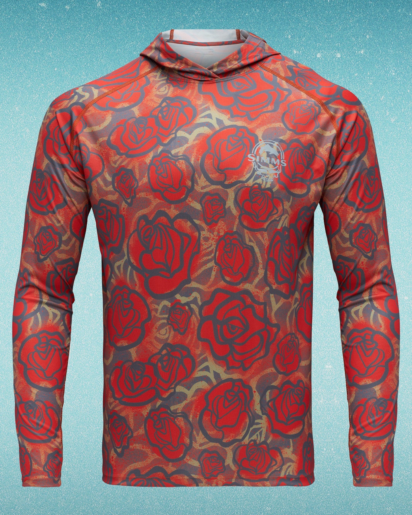 Simms Grateful Dead SolarTech Hoody - Roses For Men
