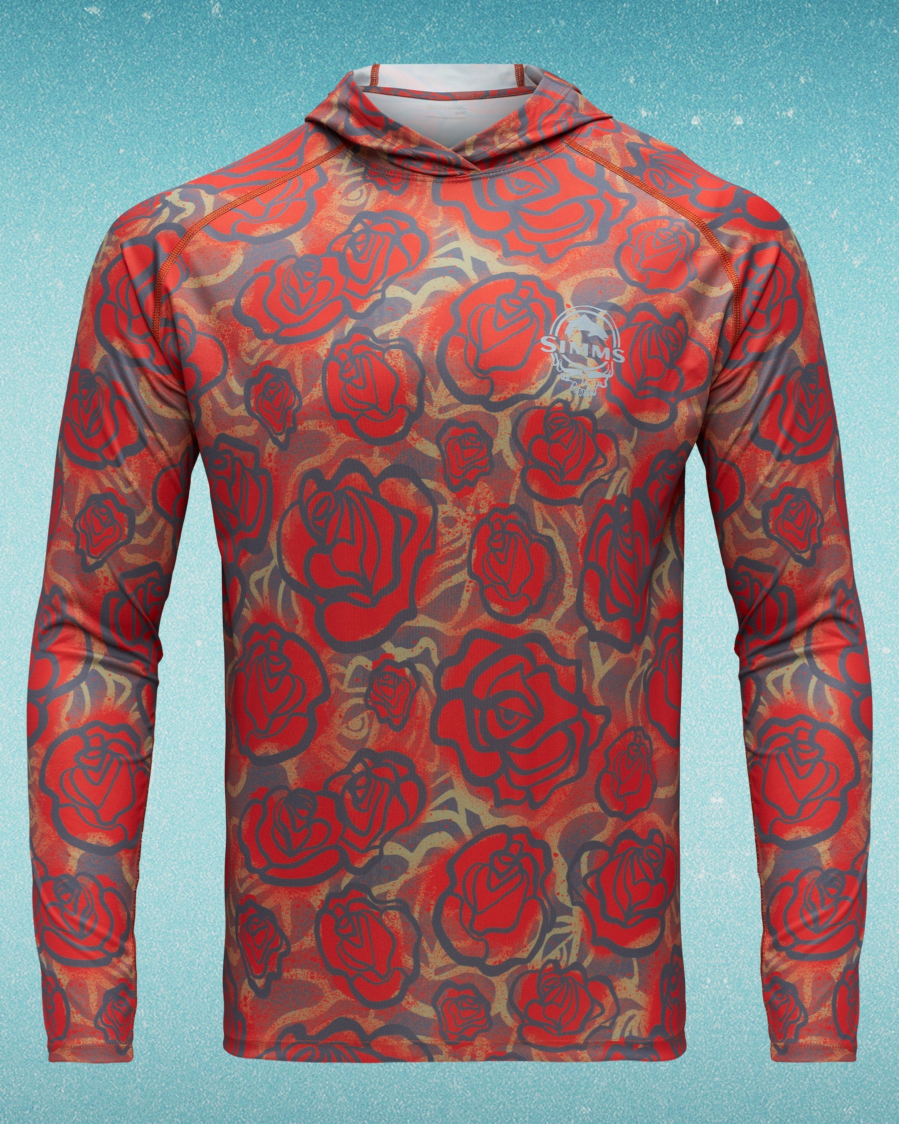 Simms Grateful Dead SolarTech Hoody - Roses For Men
