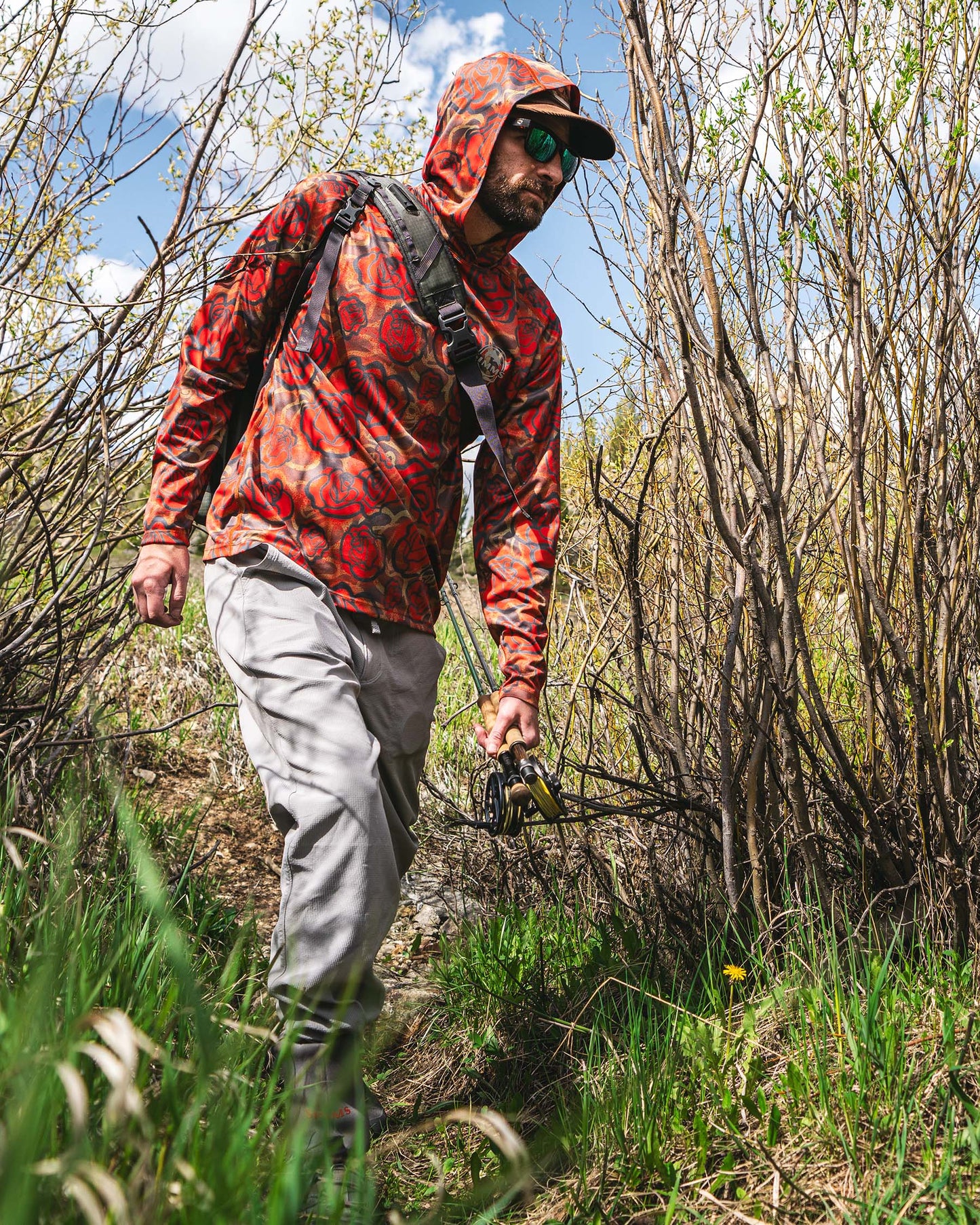 Simms Grateful Dead SolarTech Hoody - Roses For Men