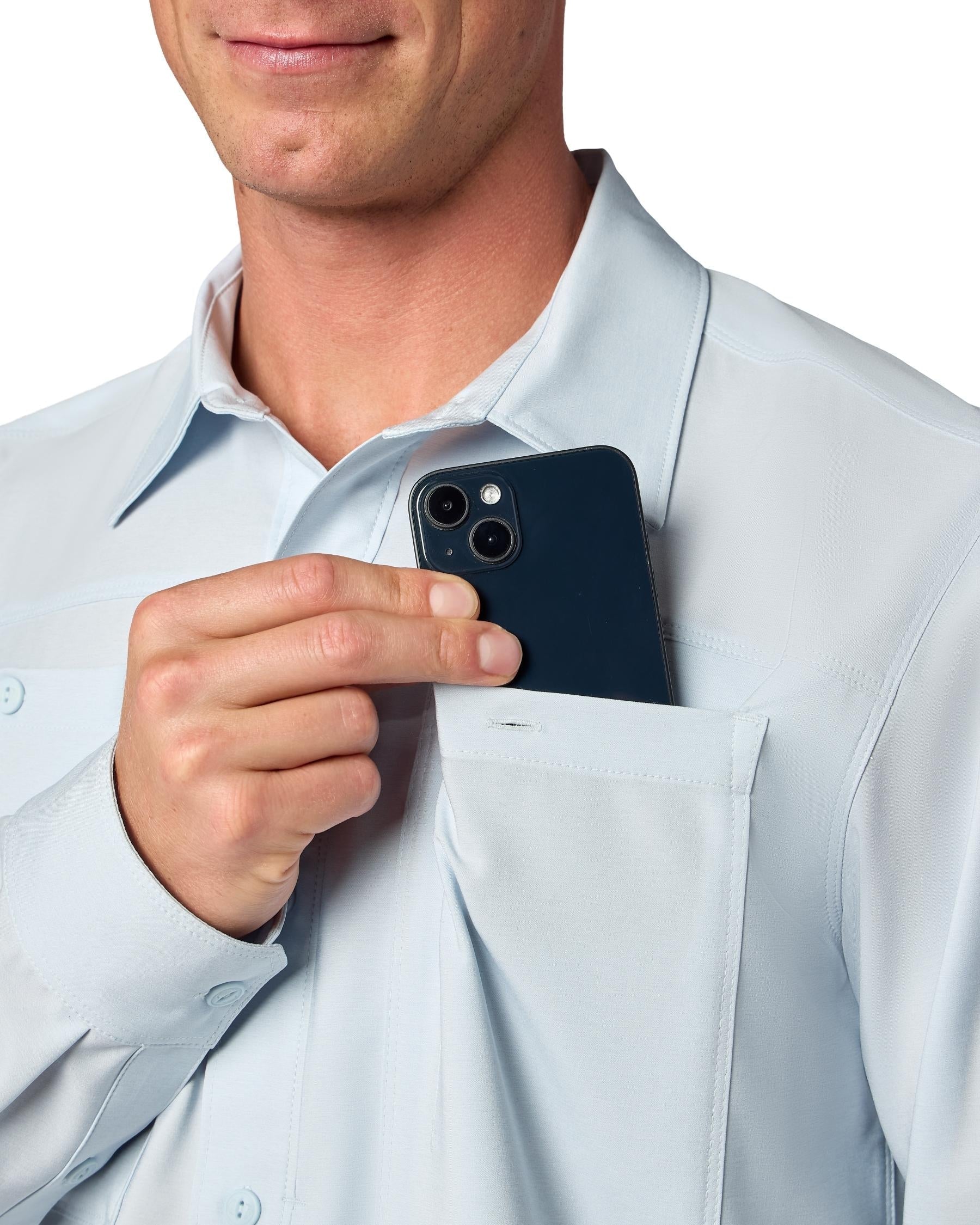 Simms Launch LS Shirt For Men