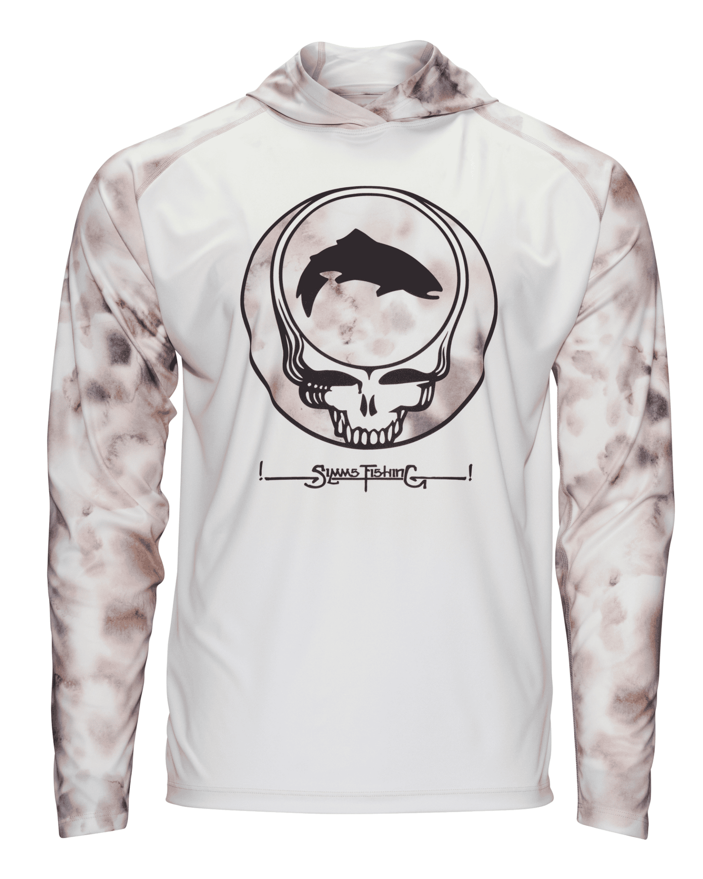 Simms Grateful Dead SolarTech Hoody - Cloud For Men