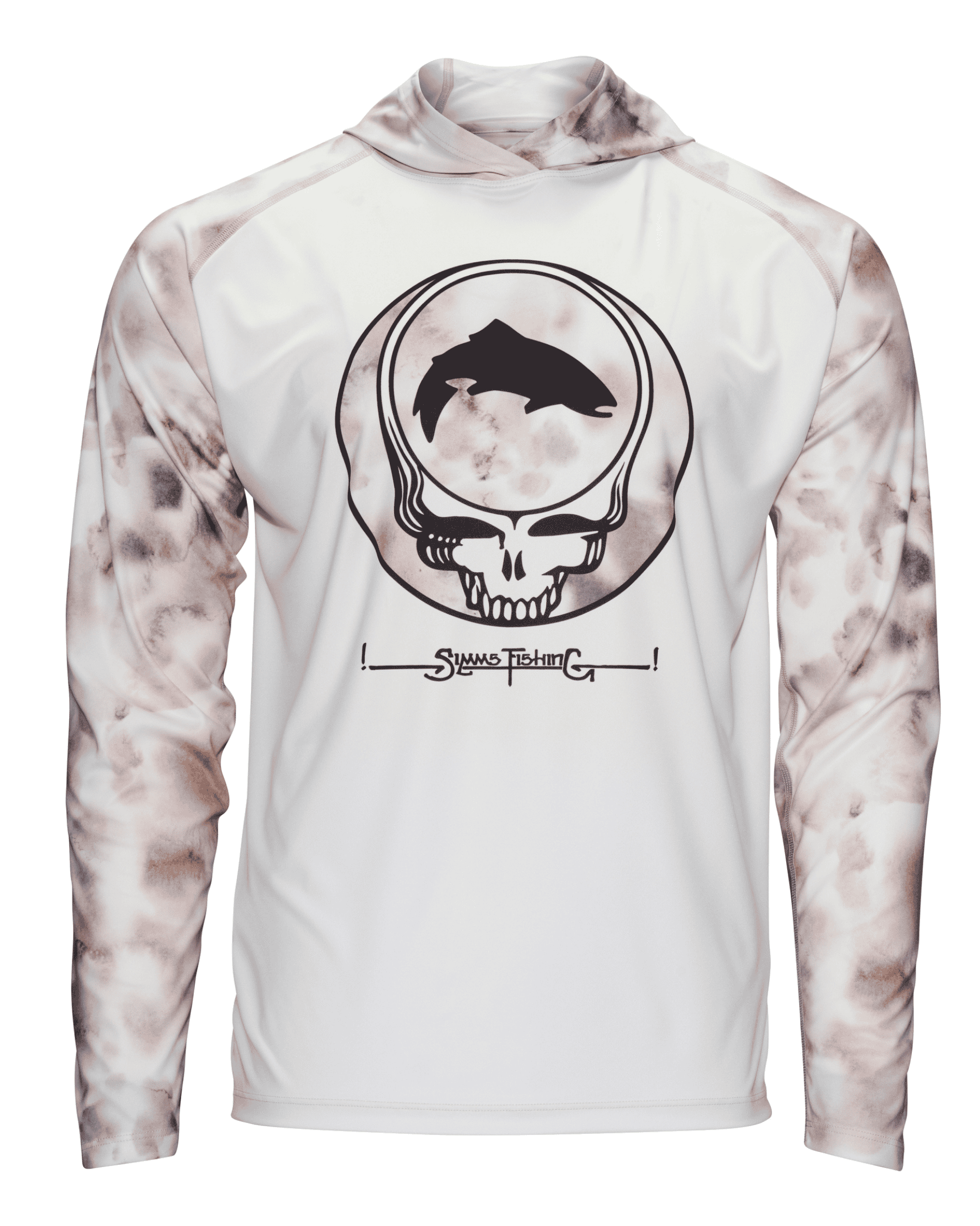 Simms Grateful Dead SolarTech Hoody - Cloud For Men