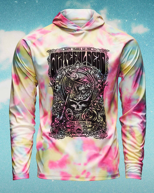 Simms Grateful Dead SolarTech Hoody Fountain Print For Men