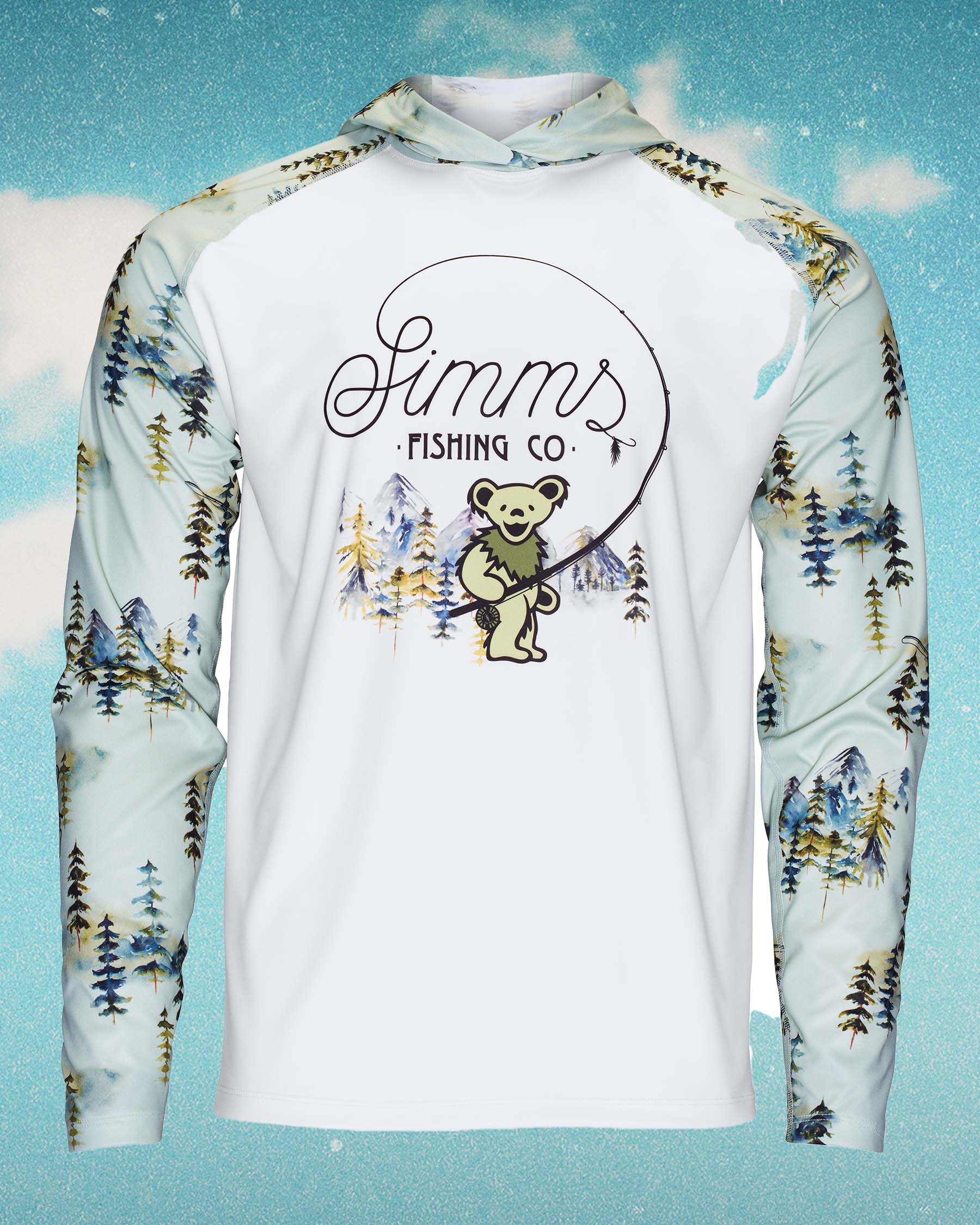 Simms Grateful Dead SolarTech Hoody Wonders Print For Men