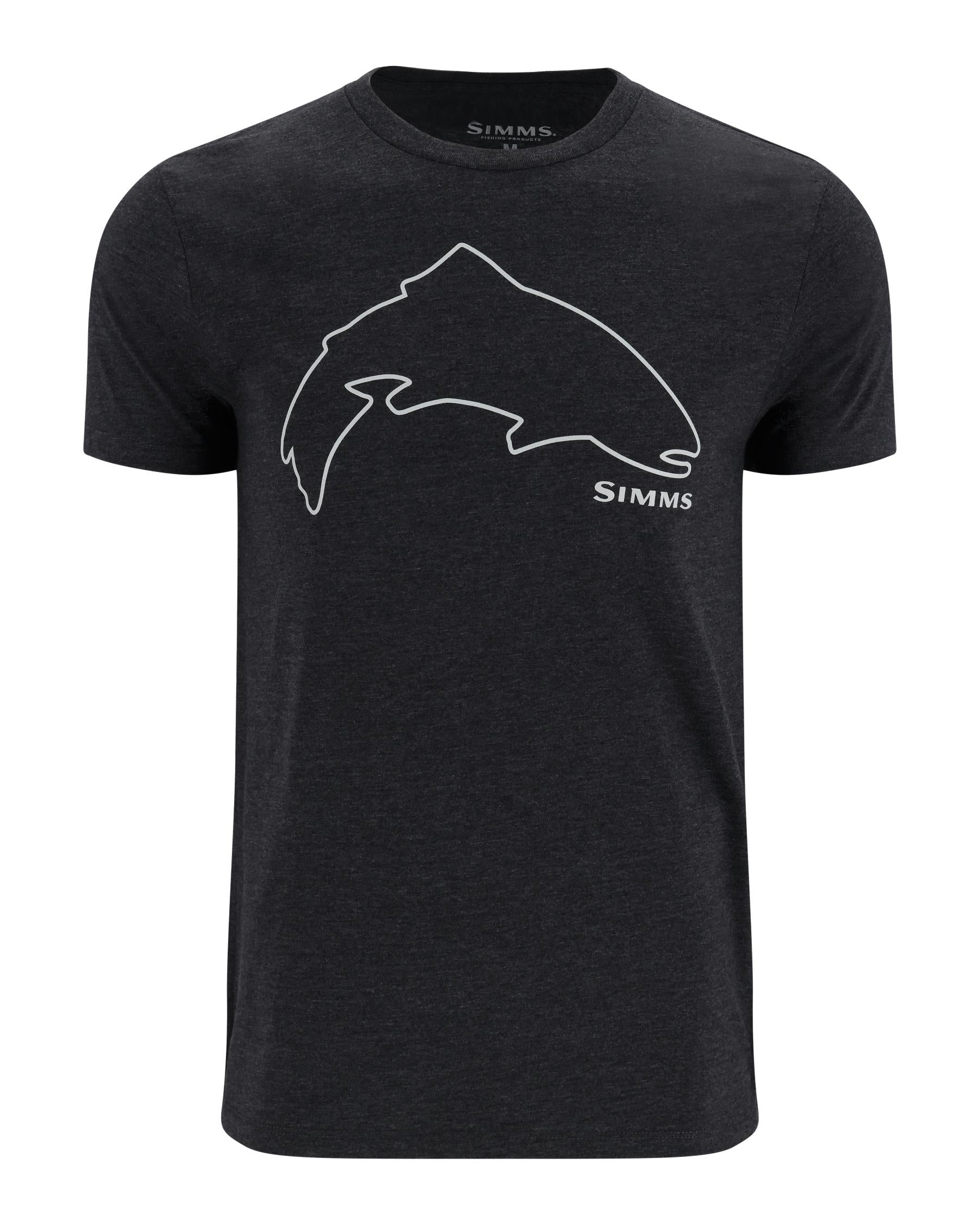 Simms Trout Outline T-Shirt For Men