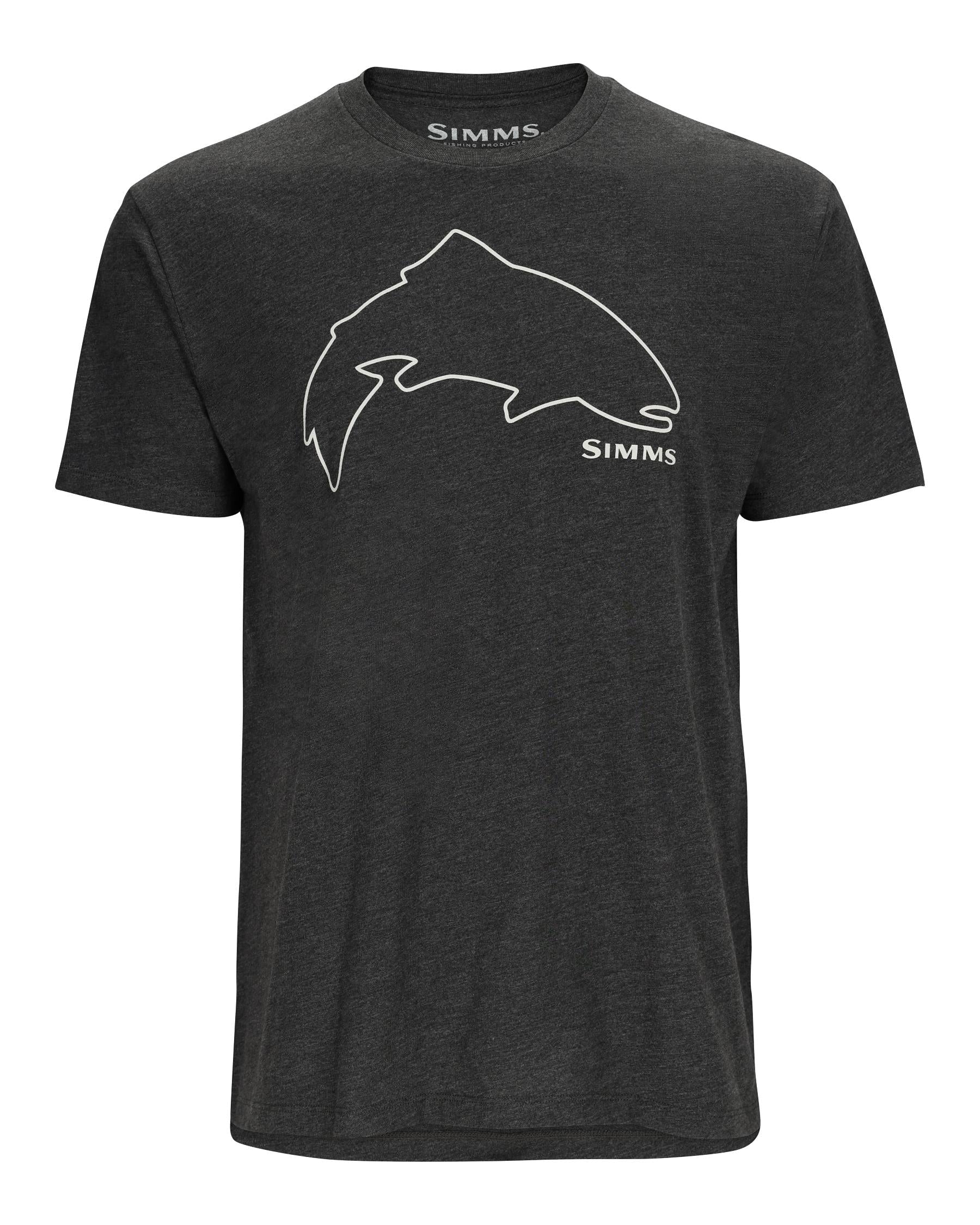 Simms Trout Outline T-Shirt For Men
