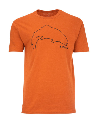 Simms Trout Outline T-Shirt For Men