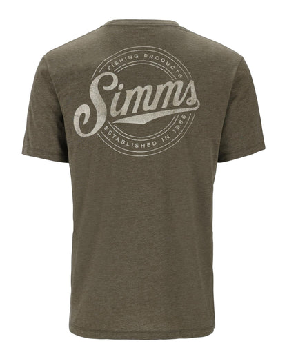 Simms Circle Lockup T-Shirt For Men