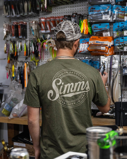 Simms Circle Lockup T-Shirt For Men