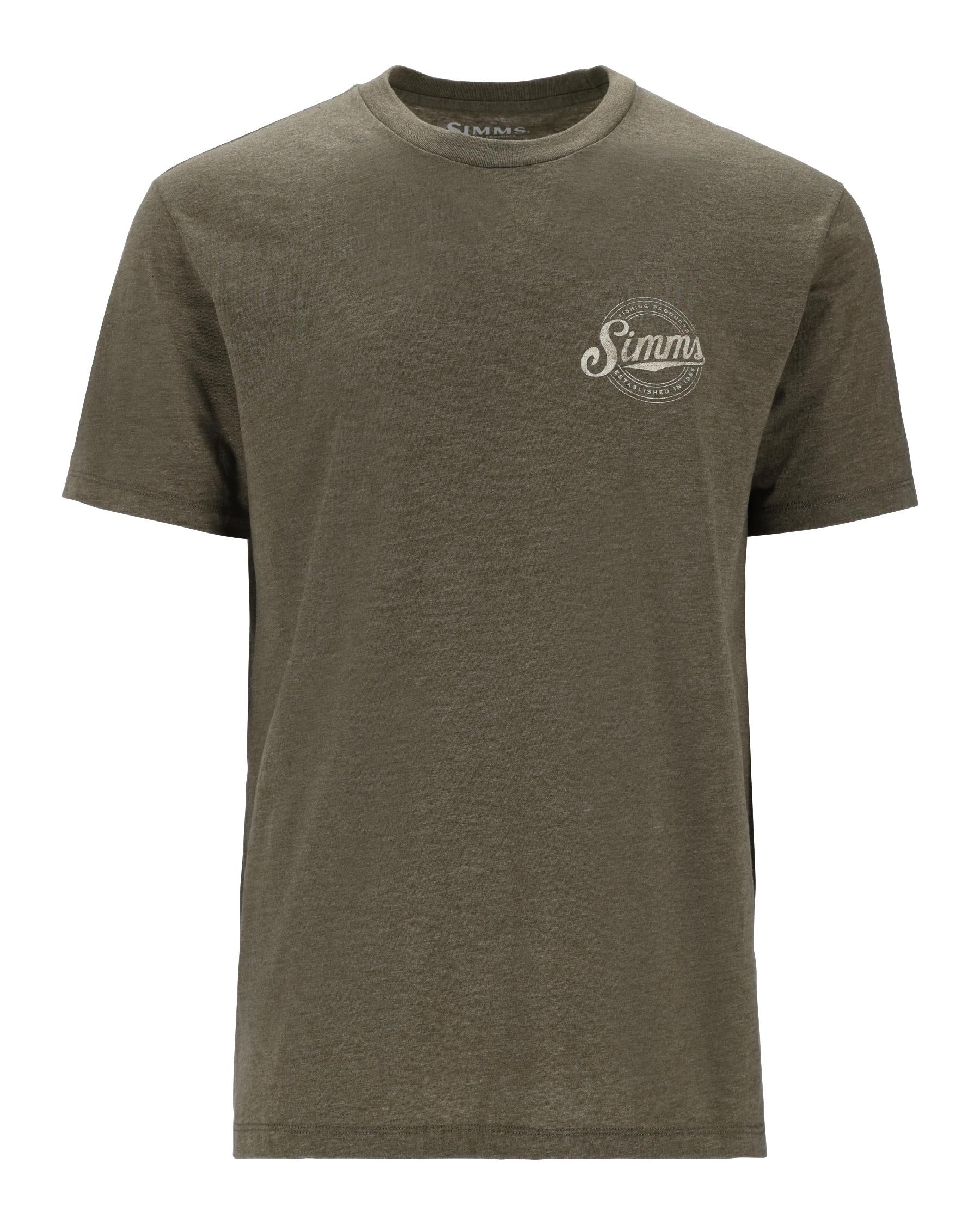 Simms Circle Lockup T-Shirt For Men