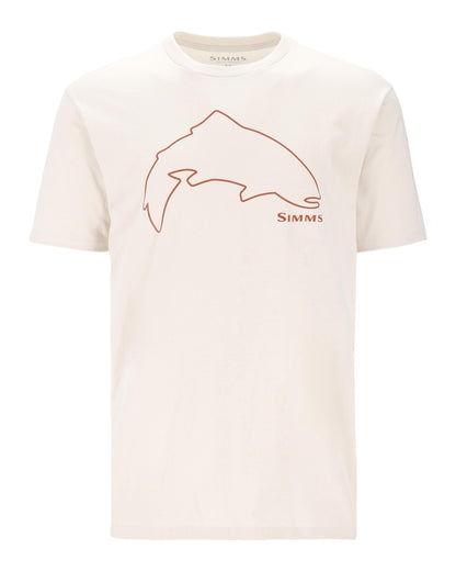 Simms Trout Outline T-Shirt  - Past Season For Men