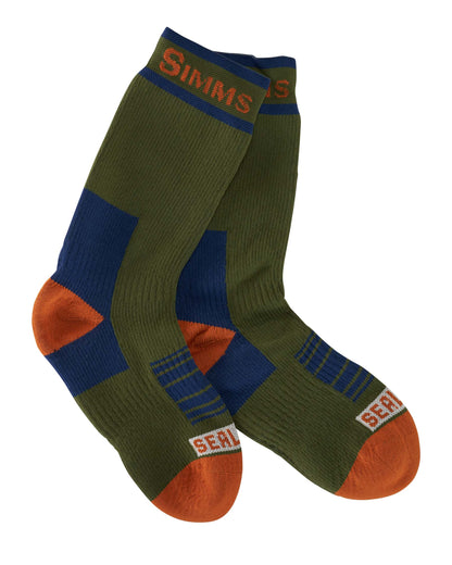 Simms Simms x Sealskinz Rangeley Merino Waterproof Sock - Mid For Men|Gear